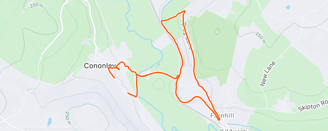 Mapa de la actividad (Lunch Run)