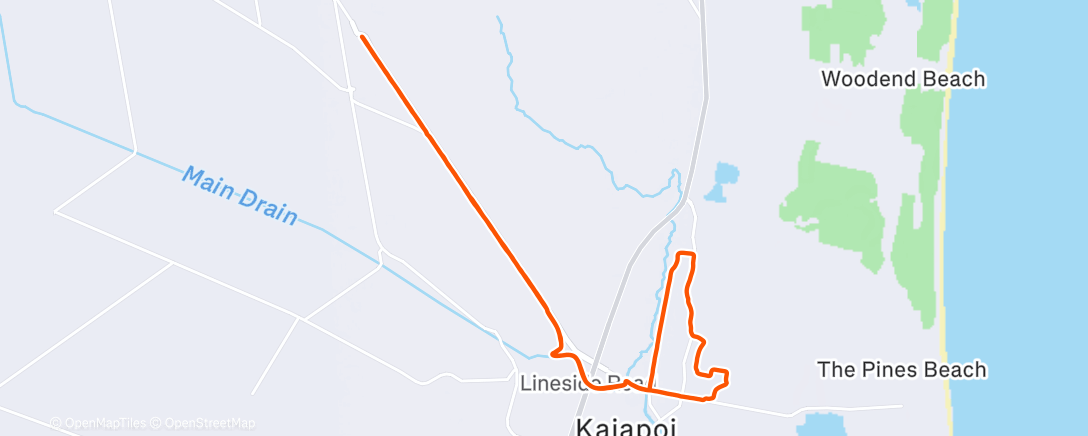 Map of the activity, Half Marathon #63