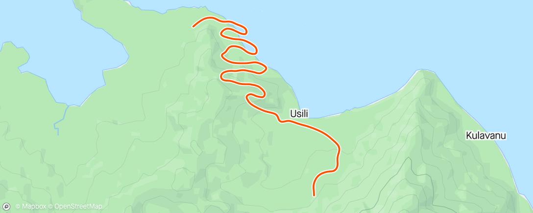 Map of the activity, failed attempt