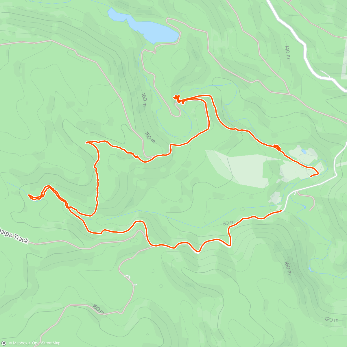 Map of the activity, First Hike in like forever!
