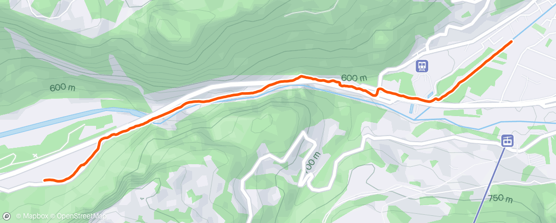 Map of the activity, Landquart-grüsch