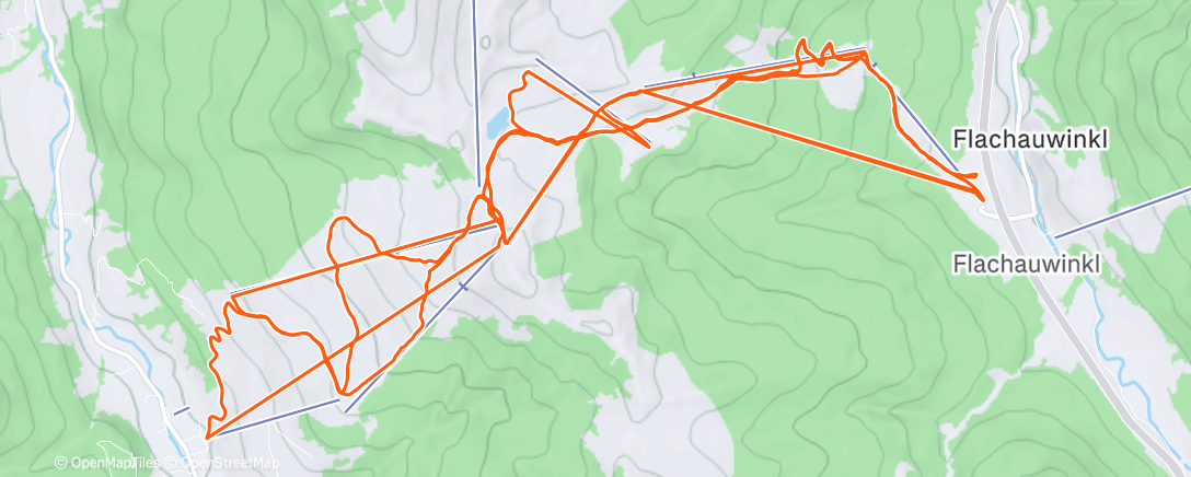 Карта физической активности (Morning Alpine Ski)