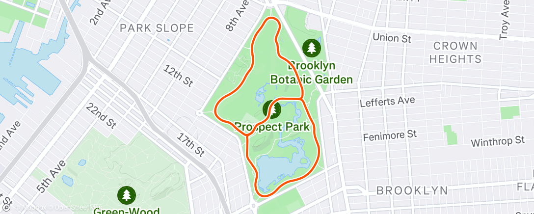 Map of the activity, 🚲 2 x 10'@170W / r5'@150W