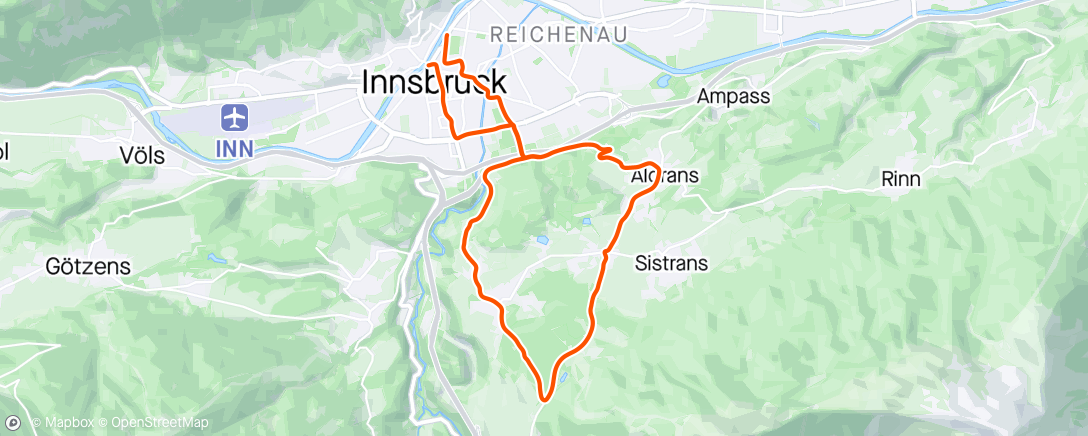 活动地图，Zwift - Going Up The Zones in Innsbruck