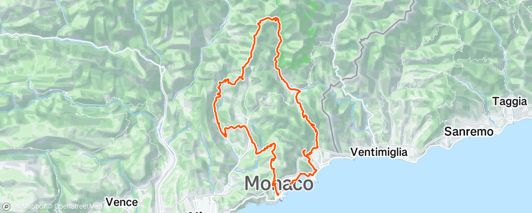Map of the activity, Morning Ride