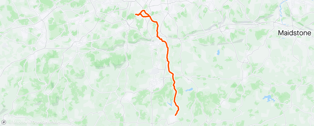 Карта физической активности (LBL route to Lindfield with Joe and Gary)