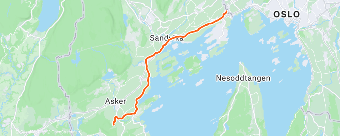 Map of the activity, Morning Ride