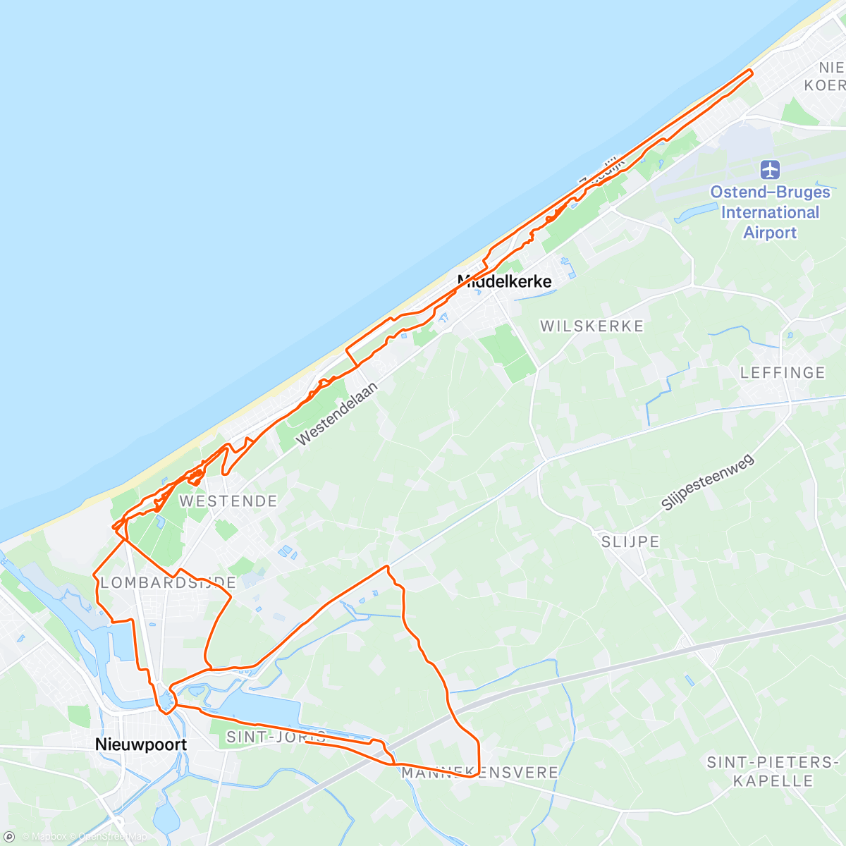 Map of the activity, Met Leah 💪