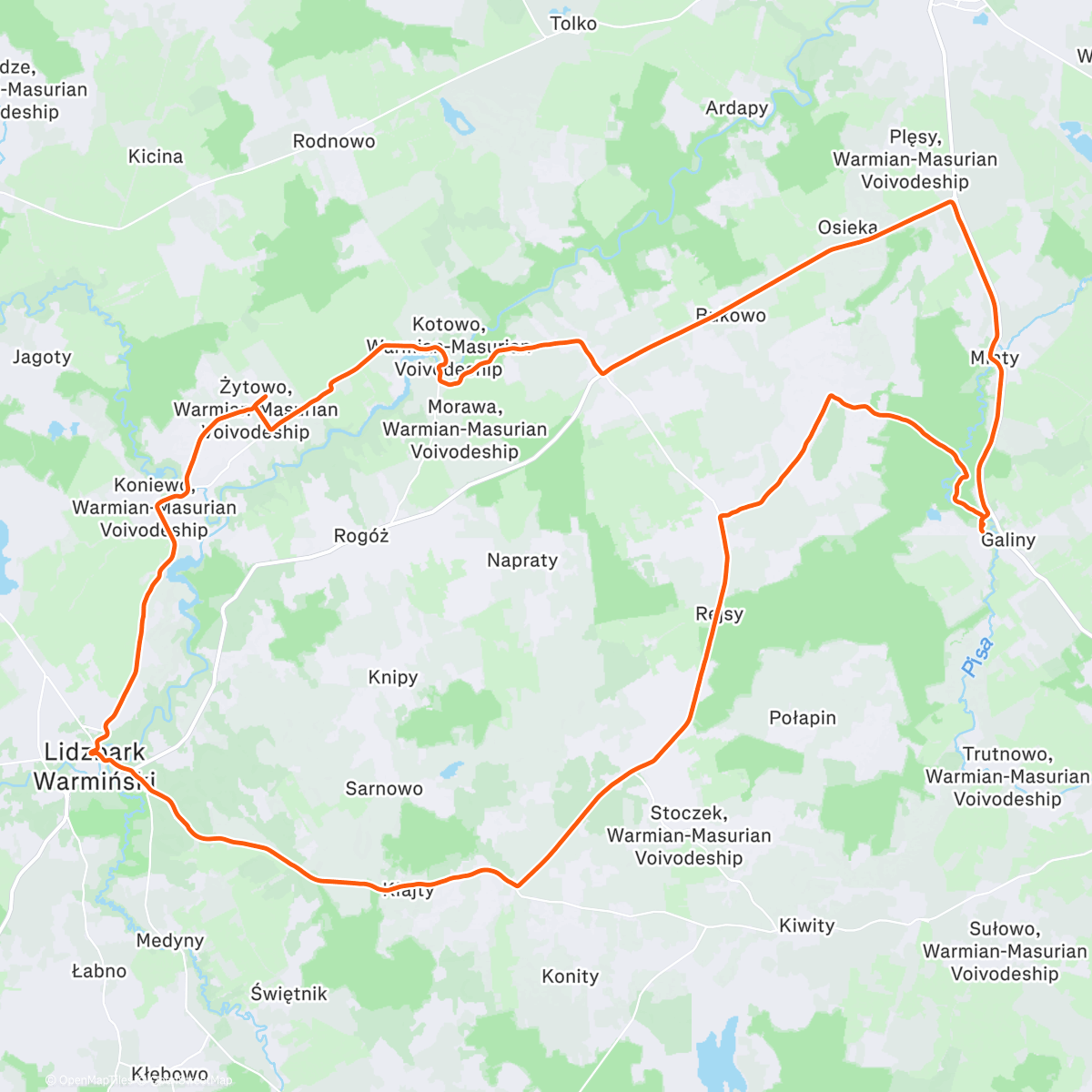 Map of the activity, Christmas wishes