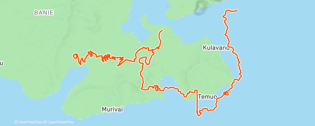 Map of the activity, Zwift - Vekta: TEMPO Intervals - 5x10