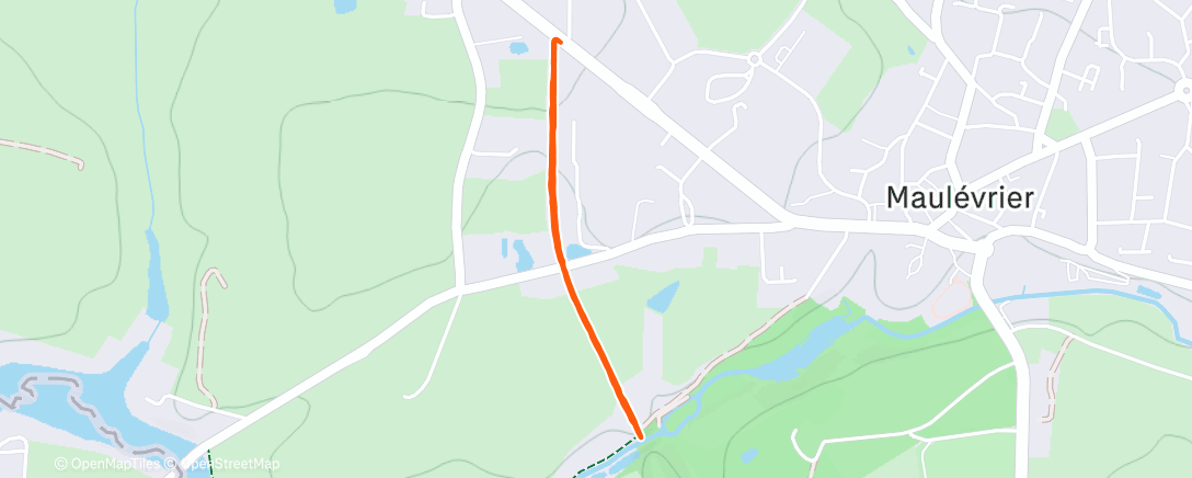 Map of the activity, Maulévrier