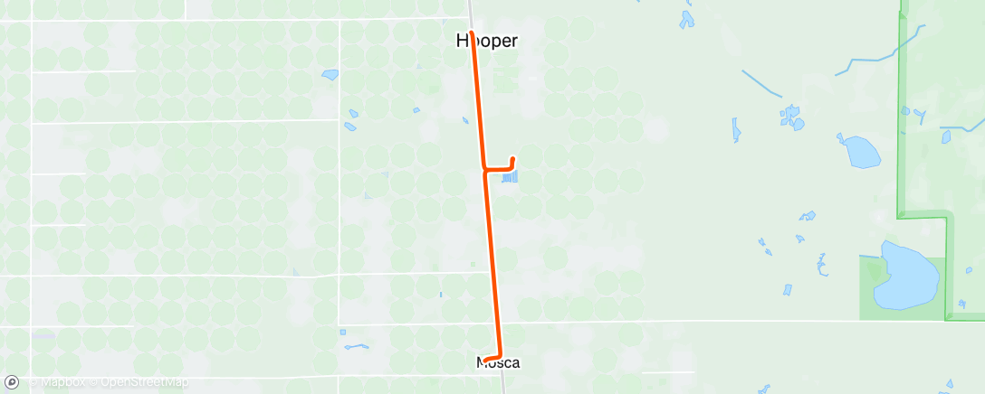 Map of the activity, Morning Workout