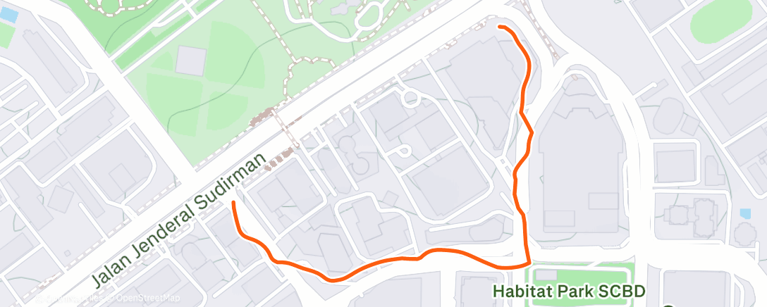 Map of the activity, Lunch Walk