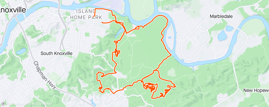 Map of the activity, Two-fer: moto/MTB day with great company