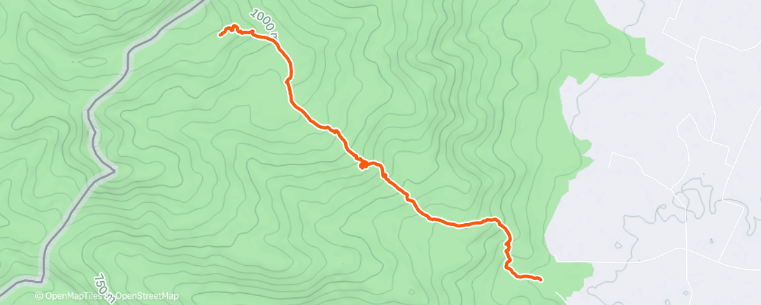 Map of the activity, Morning Walk
