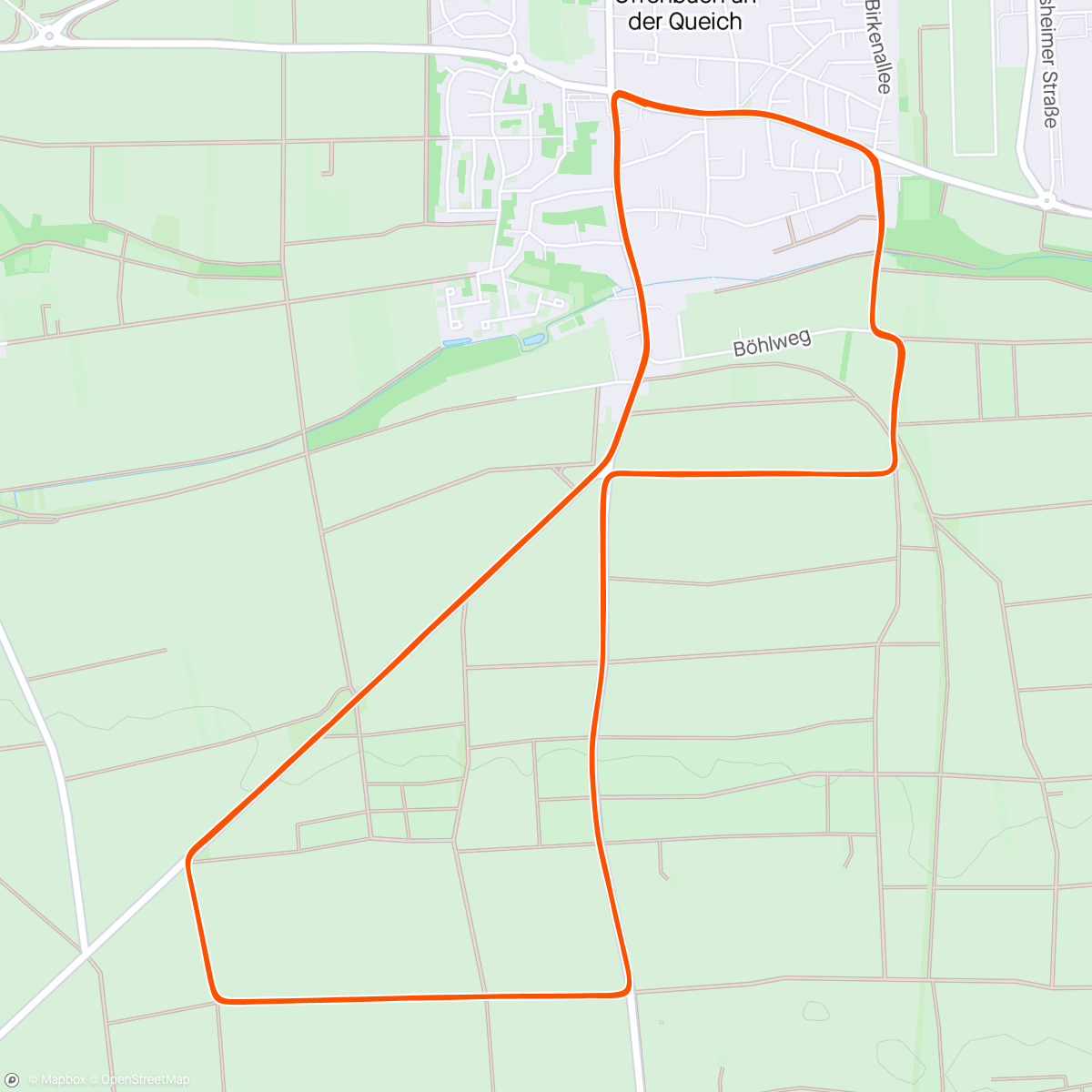 Mapa da atividade, Offenbach - 2ter