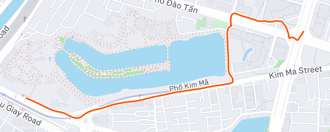 Map of the activity, Morning Ride