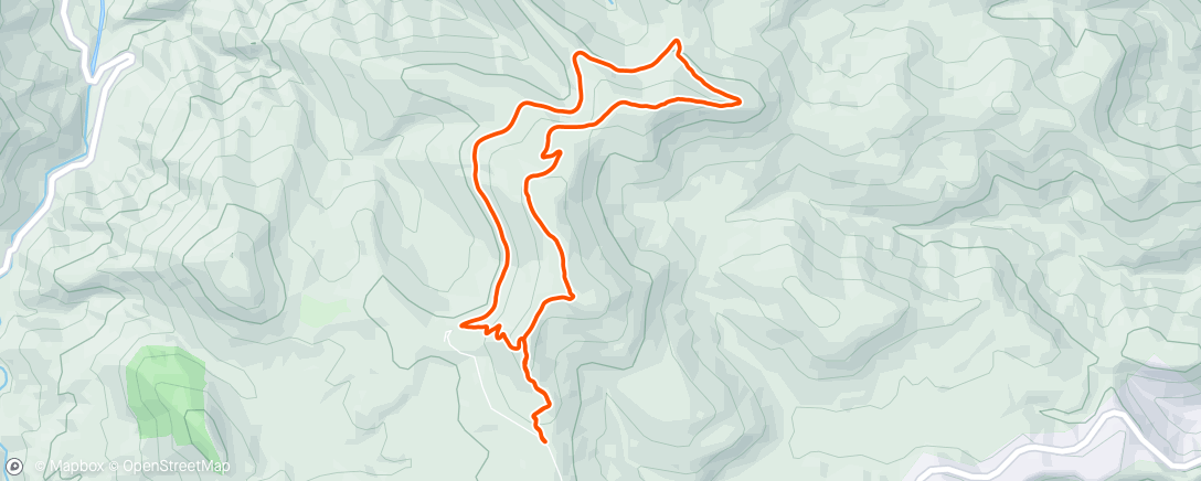Map of the activity, Black Balsam Knob Hike