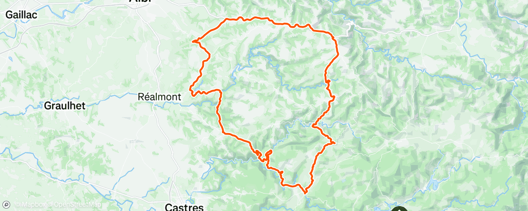 Carte de l'activité