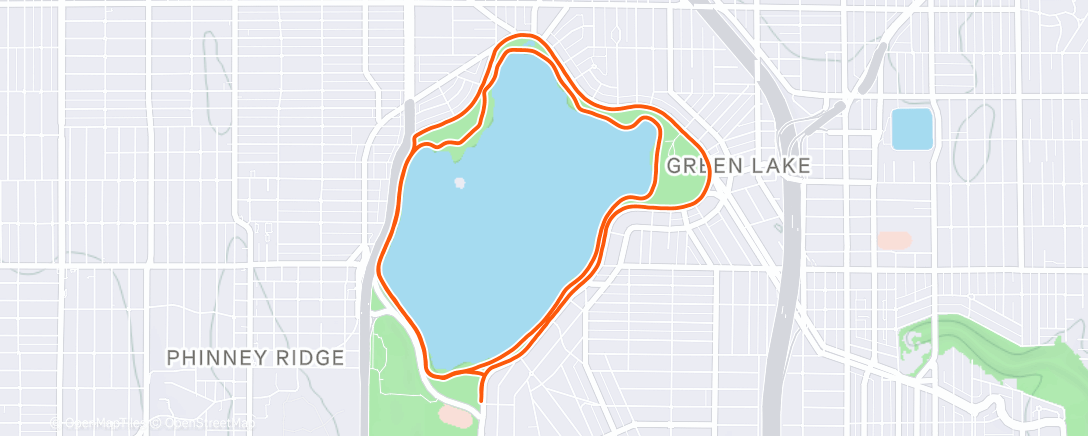 Mapa da atividade, Morning Run