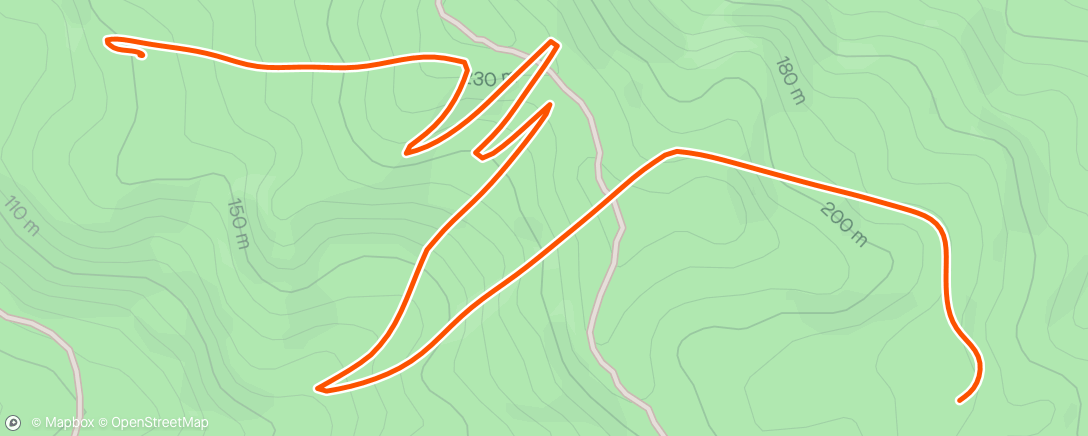 Mapa de la actividad (Zwift - Group Ride: 3R Mountain Madness Steady Ride [~3.0w/kg avg] (B) on Road to Sky in Watopia)