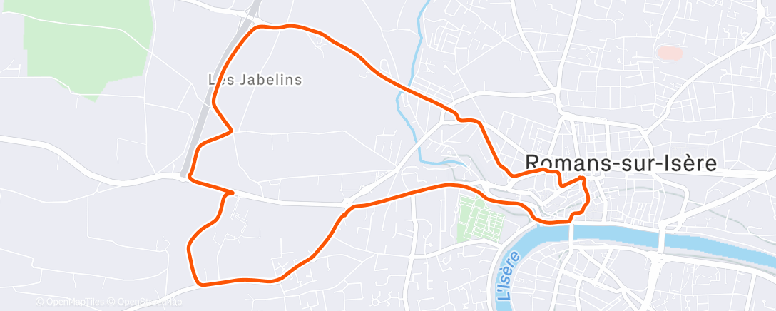 Map of the activity, Randonnée dans l'après-midi