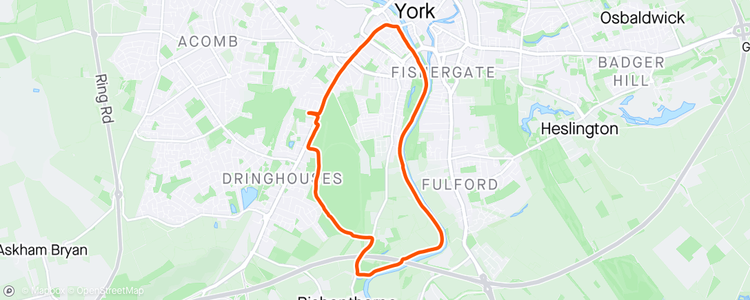 Map of the activity, York 🫶
