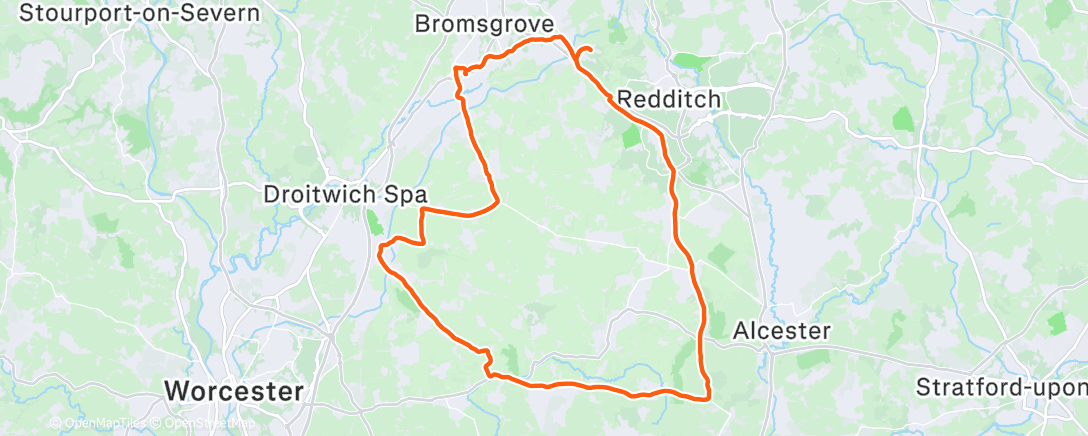 Карта физической активности (Morning Ride)