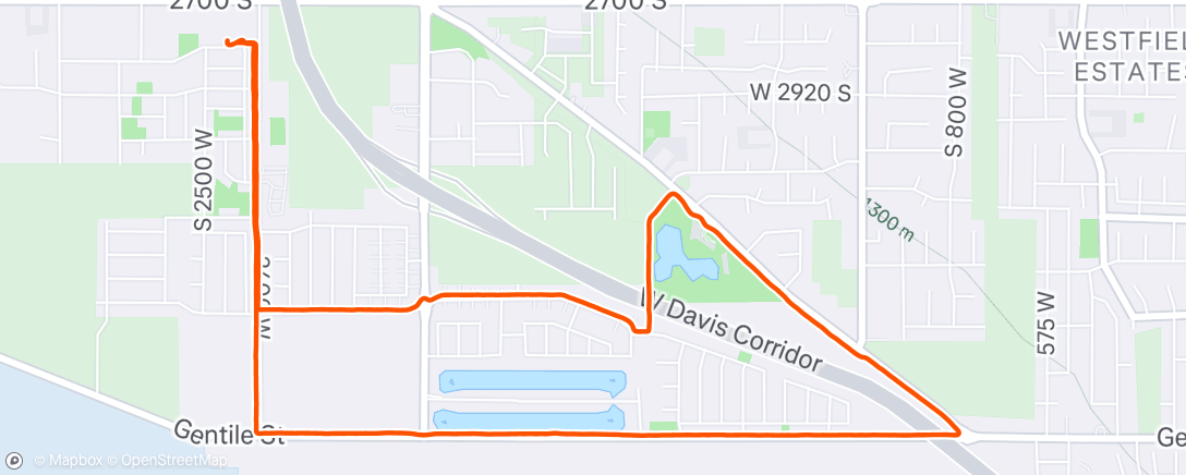 Map of the activity, ☁️ Syracuse, Utah Morning Run