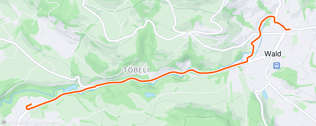 Mapa da atividade, Gravel-Fahrt am Nachmittag