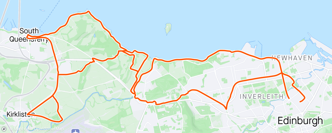 Map of the activity, Sunday gravel with Fi