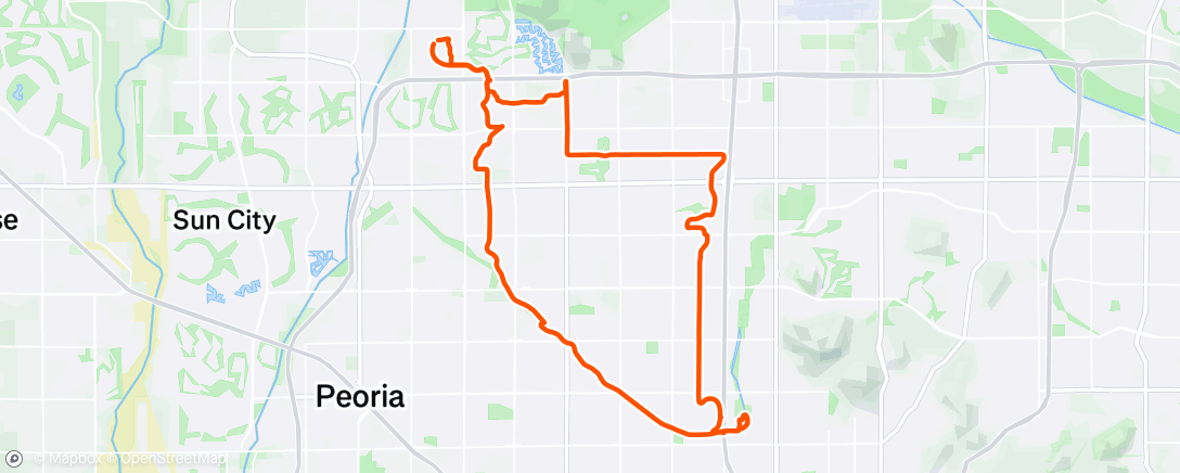 Map of the activity, Morning Ride