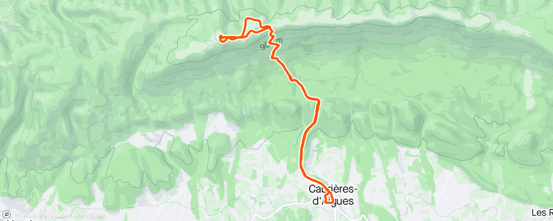 Map of the activity, Trail sur le point culminant du Lubéron ❤ Le Mourre Nègre après 10h de voiture 🤪😁
