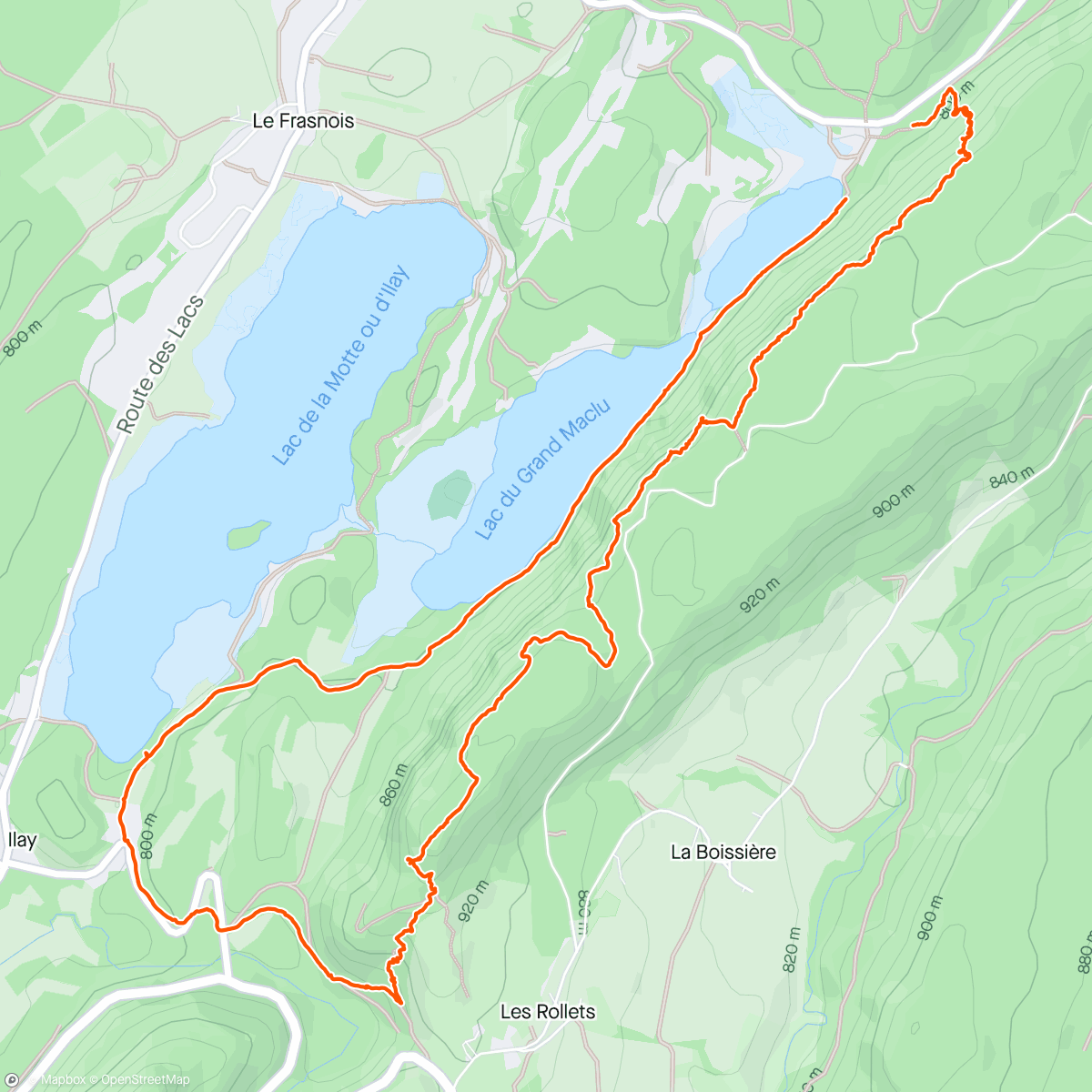 Map of the activity, Week-end Jura en Famille - Belvédère des 4 lacs