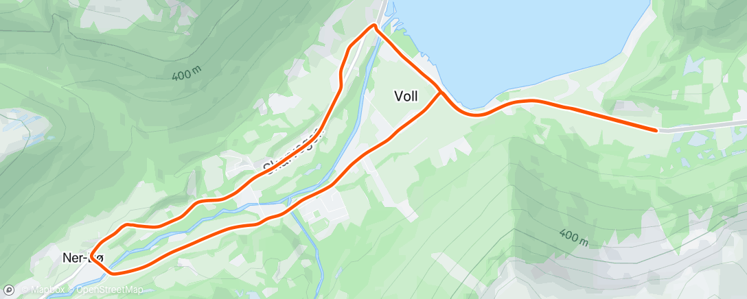 Map of the activity, Afternoon Ride