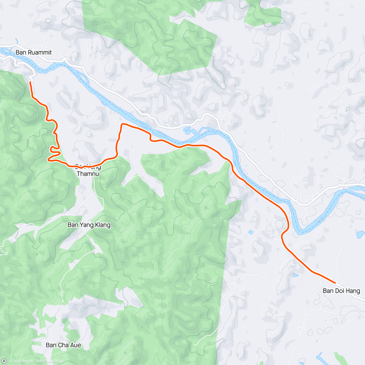 Map of the activity, Rando vélo 02 le long de Kok river - Thaïlande 🇹🇭 HT