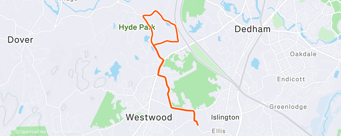 Map of the activity, DCPC