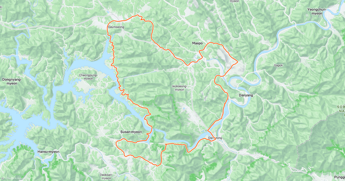 단양 투어 | Strava
