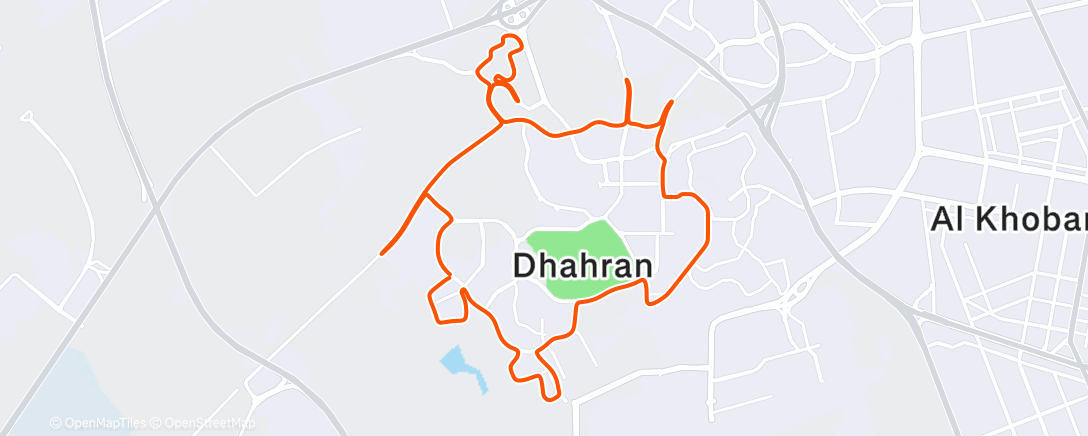 Map of the activity, Morning Ride