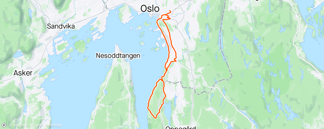 Map of the activity, Tur med den beste treneren 👌🫶