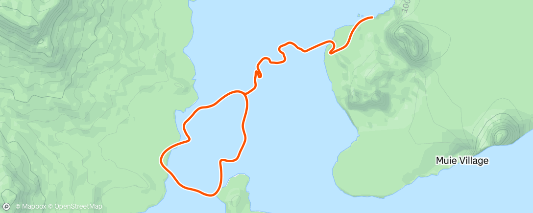 Mapa de la actividad, Zwift - The Classic in Watopia