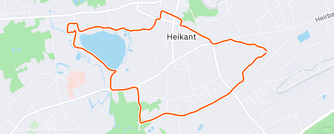 Map of the activity, Ochtendloop