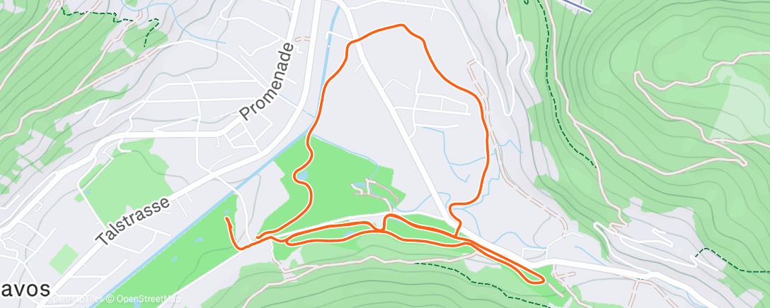 Mappa dell'attività Morning Nordic Ski