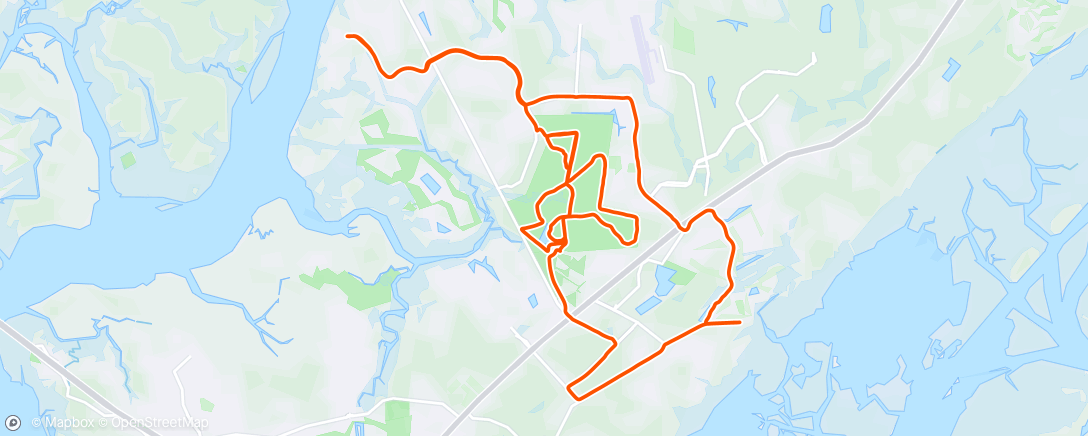 Map of the activity, Epic mixed surface SC ride 😂