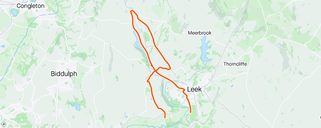 Map of the activity, Quick spin while it’s nice