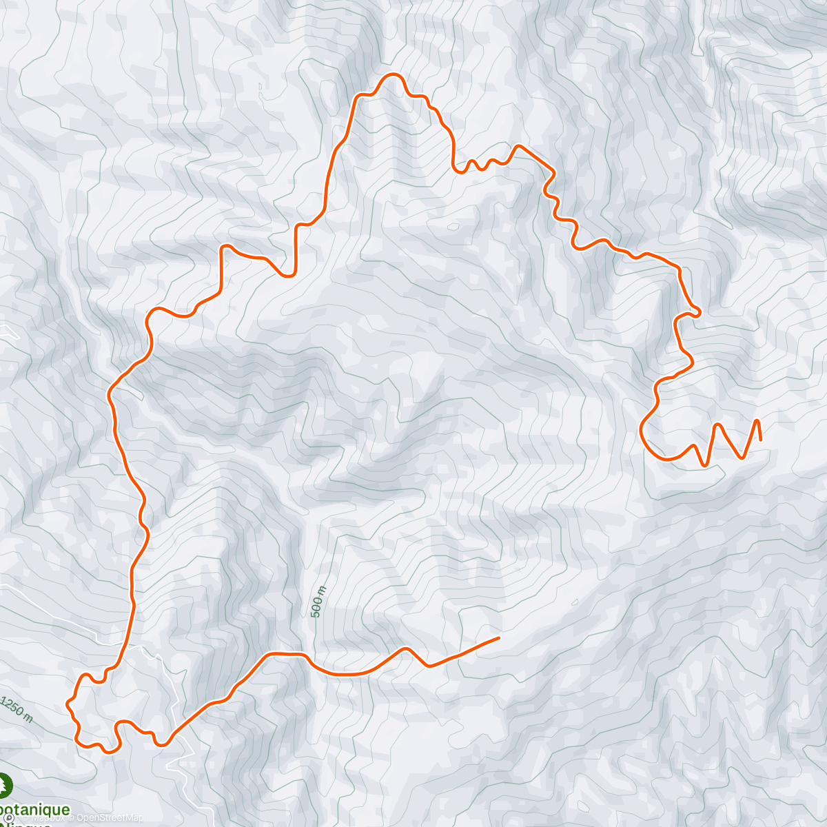 Mapa de la actividad (Zwift - Strength Endurance + REV for :15 seconds in France)