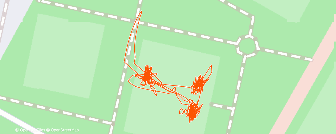 Map of the activity, Checking out Hill