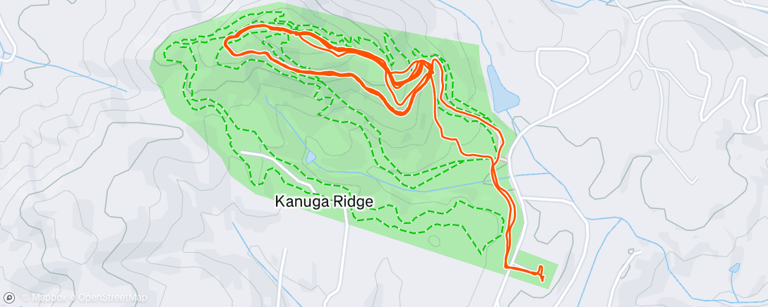 Map of the activity, Evening Mountain Bike Ride