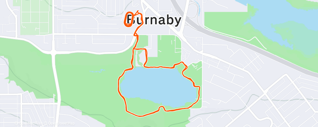 Map of the activity, Saturday track werk