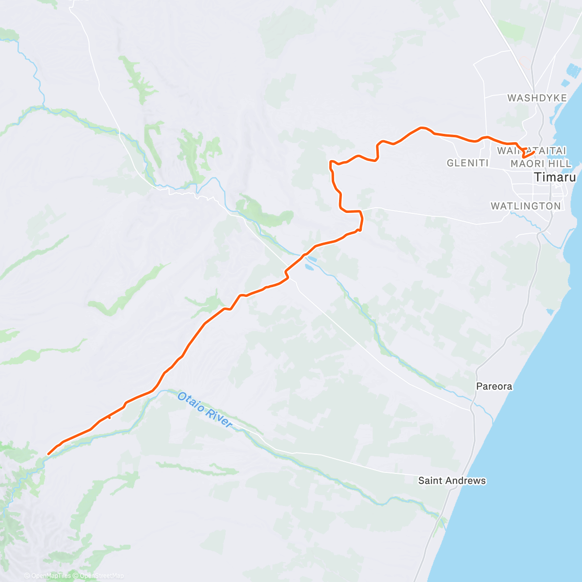 Map of the activity, Morning Snorkel